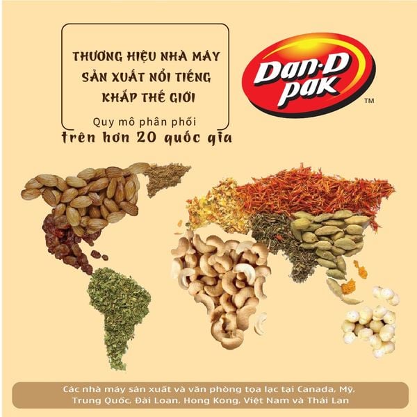  Hạt điều cay Tứ Xuyên 50g Dan D Pak 