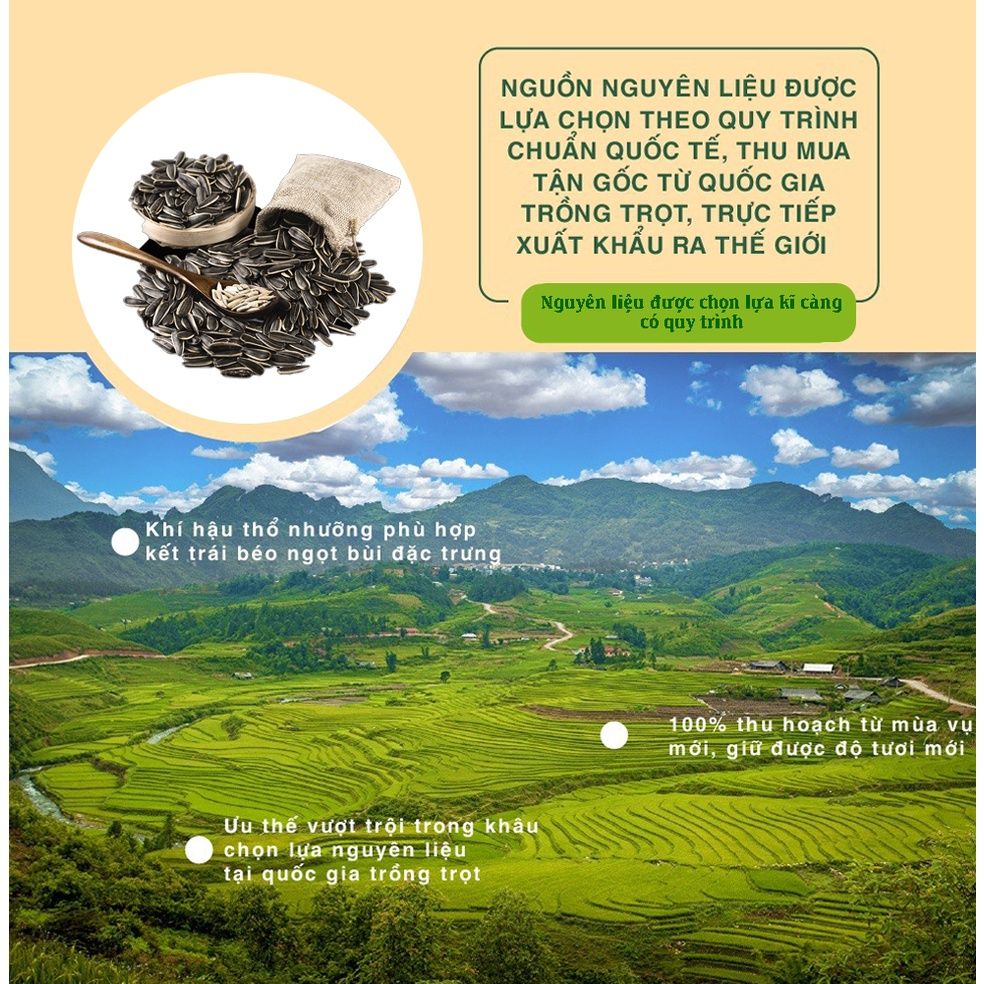 Hạt hướng dương tự nhiên 1kg Dan D Pak