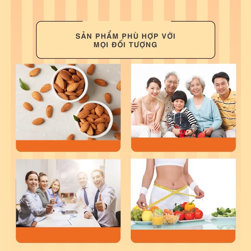 Hạnh nhân muối đảm bảo chất lượng, hạt to tròn đều, chứa hàm lượng dinh dưỡng cao 50g Dan D Pak