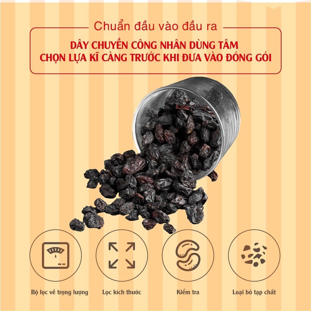 Nho đen nhập khẩu 150g Dan D Pak