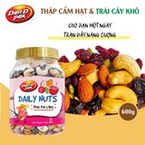 Thập Cẩm Hạt & Trái Cây Khô DailyNuts Hạt điều, hạnh nhân, hạt bí, nam việt quất, cherry khô 600g Dan D Pak