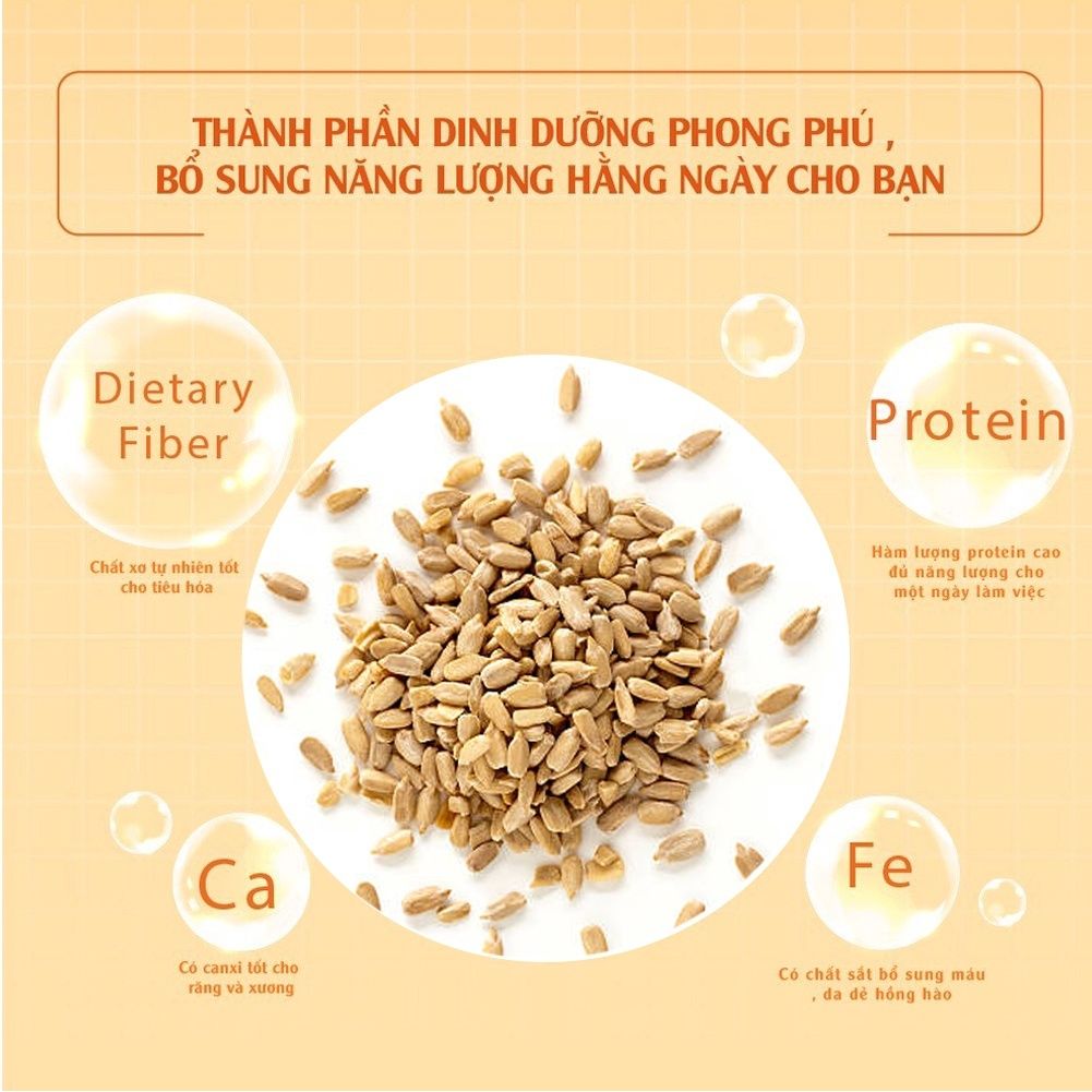 Thùng hạt hướng dương tự nhiên 1kg x 8 hũ Dan D Pak