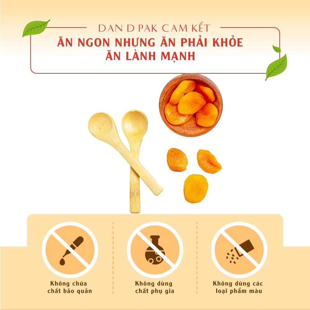 Mơ khô Thổ Nhĩ Kỳ 380g Dan D Pak