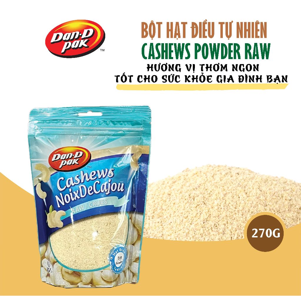 Bột điều tự nhiên 270g Dan D Pak
