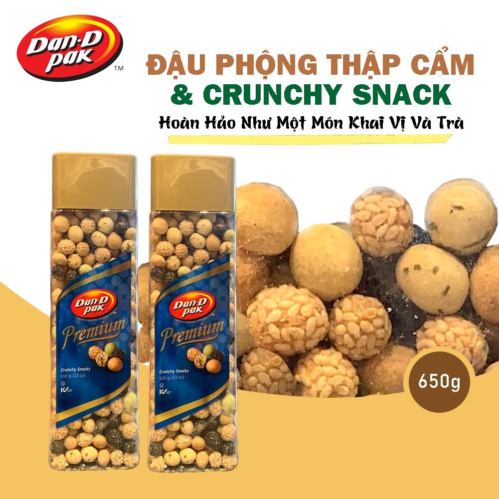 Thùng đậu phộng thập cẩm Crunchy Dan D Pak