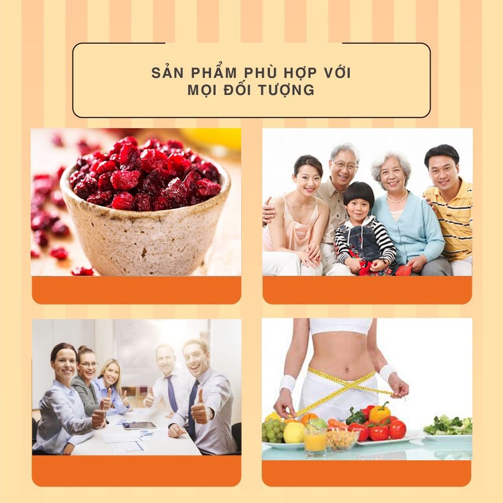 Thùng nam việt quất tự nhiên nhập khẩu 150g x 12 gói, 350g x 18 hũ Dan D Pak