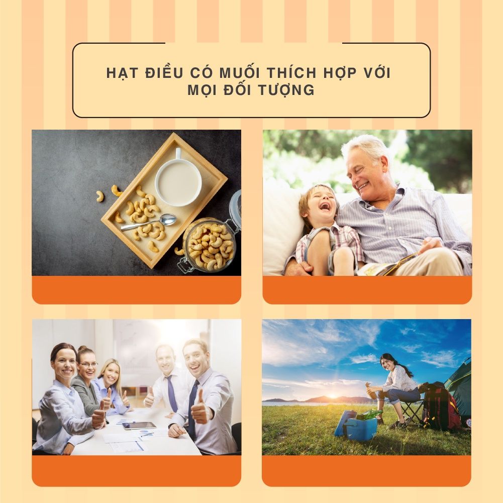 Hạt điều có muối  454g Dan D Pak