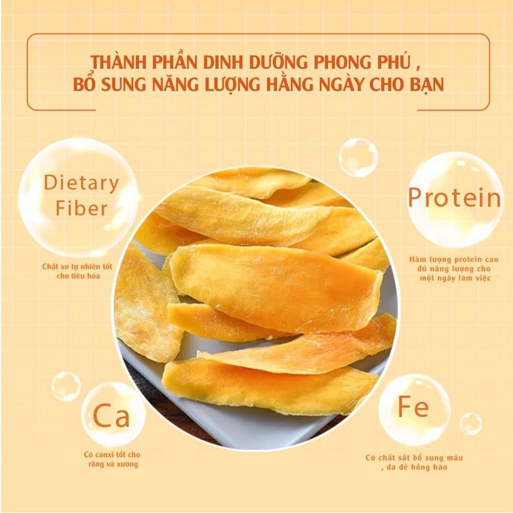 Thùng xoài sấy dẻo tự nhiên 85g x 24 gói, 200g x 36 gói Dan D Pak