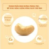 Hạt điều có muối, không muối ăn vặt giòn thơm, dinh dưỡng 500g Dan D Pak