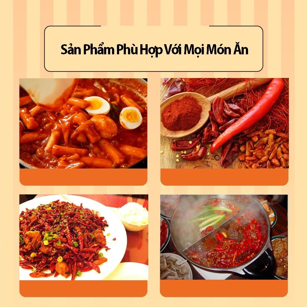 Bột Ớt nguyên liệu quan trọng trong ẩm thực 100g Dan D Pak