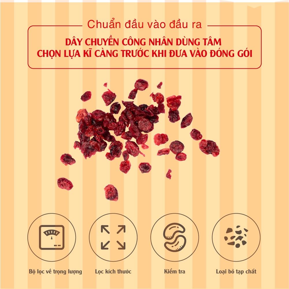 Nam việt quất tự nhiên nhập khẩu 150g Dan D Pak