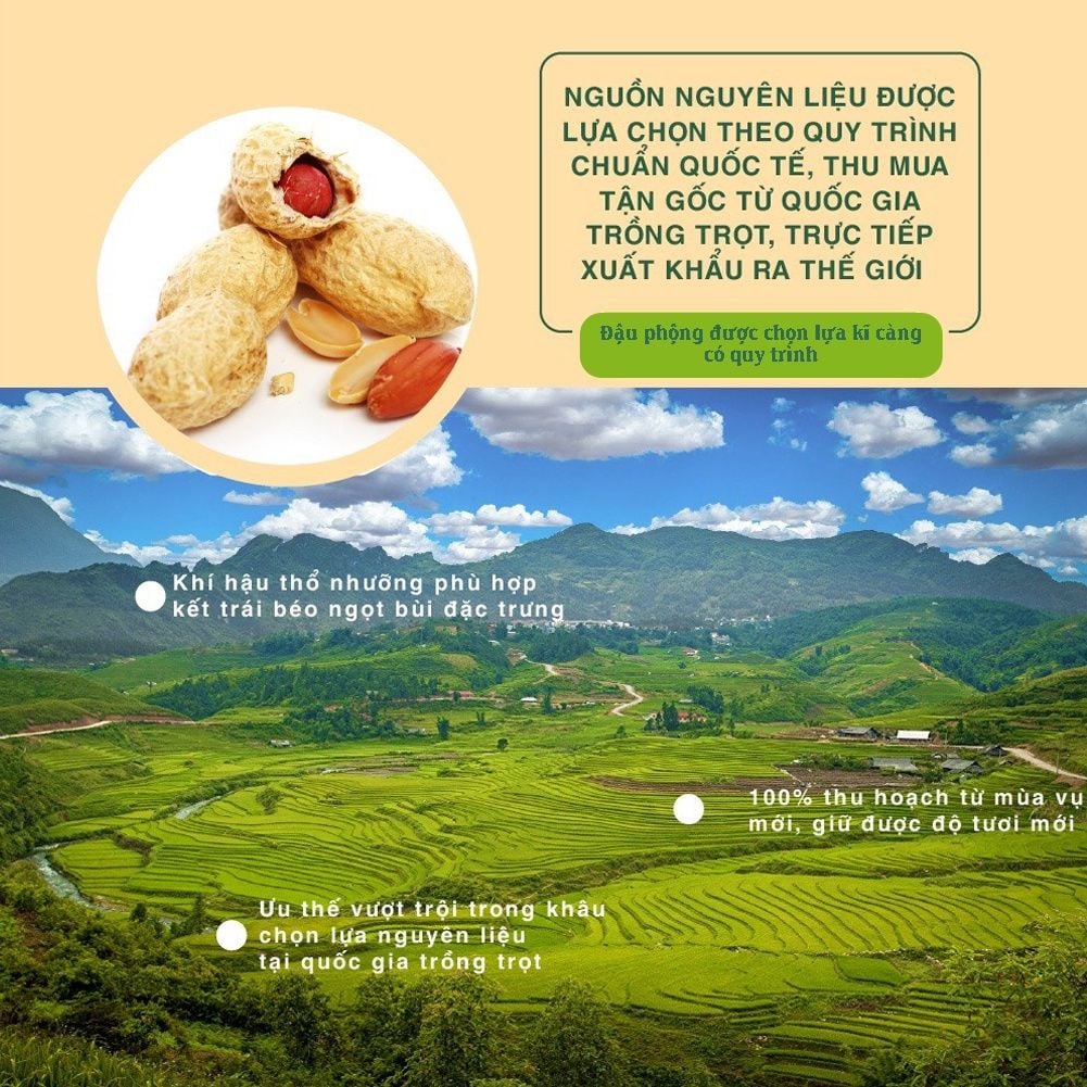 Đậu phộng thập cẩm - rong biển - mè trắng Dan D Pak