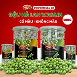 Đậu hà lan wasabi có màu, không màu ăn vặt giòn thơm 100g Dan D Pak