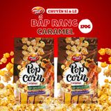 Bắp rang vị phô mai - caramel ăn vặt, giàu chất xơ giúp giảm mức cholesterol trong cơ thể 170g Dan D Pak