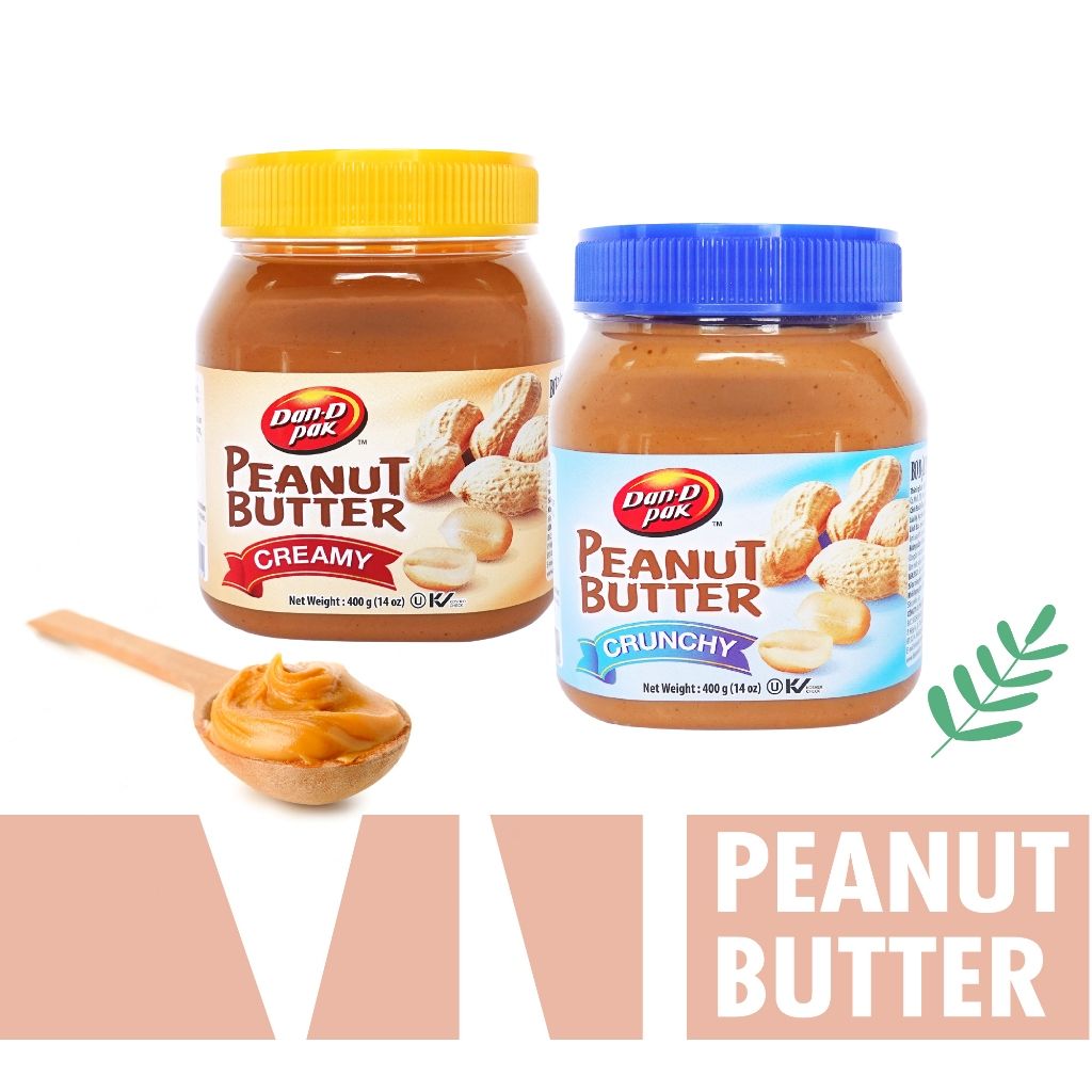 Thùng bơ đậu phộng mịn và hạt tự nhiên 200g x 36 hũ, 400g x 12 hũ Dan D Pak