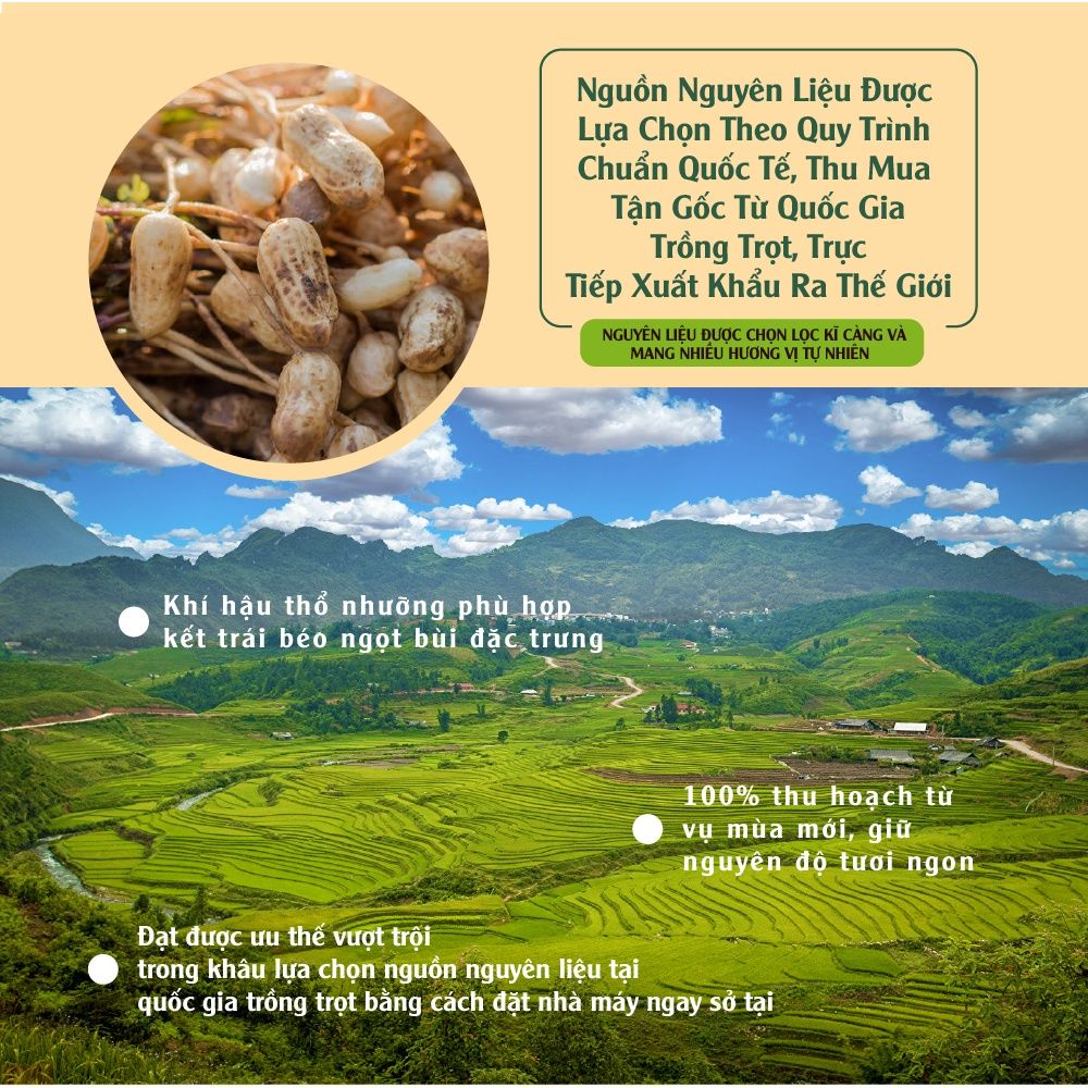 Đậu phộng nước cốt dừa 1kg Dan D Pak