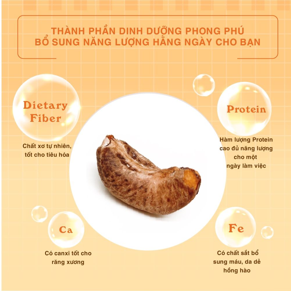 Hạt điều cay Tứ Xuyên 50g Dan D Pak