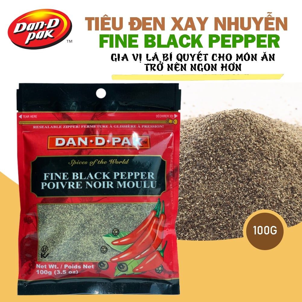 Bột tiêu xay nhuyễn 100g Dan D Pak