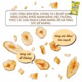 Chuối sấy siêu giòn thơm ngon, bổ sung năng lượng, ăn vặt không tăng cân 170g  và 500g Dan D Pak