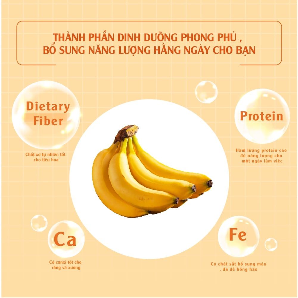 Chuối sấy siêu giòn thơm ngon, bổ sung năng lượng, ăn vặt không tăng cân 170g  và 500g Dan D Pak