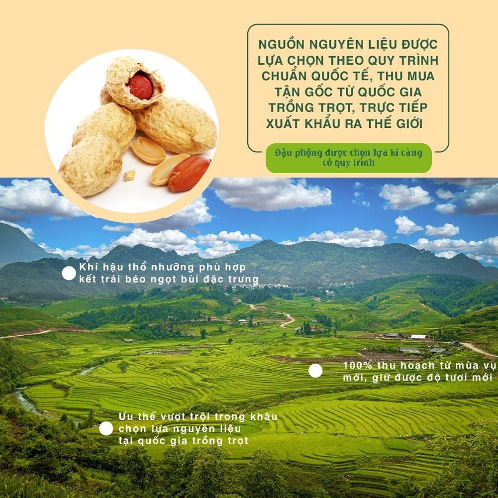 Thùng đậu phộng thập cẩm Crunchy Dan D Pak