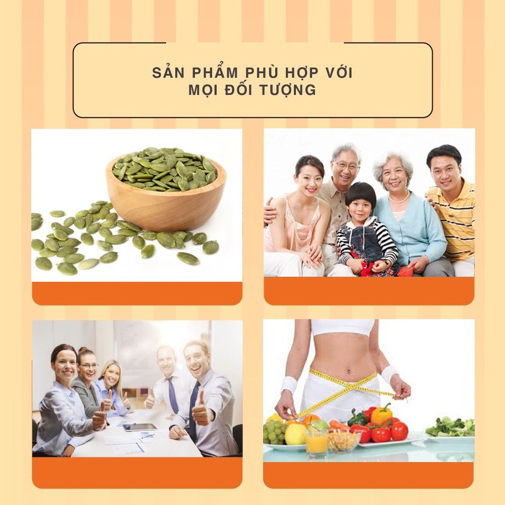 Hạt bí xanh tự nhiên 1kg Dan D Pak