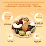 Thập cẩm hạt & Trái cây khô Harvest Tyme Hạt điều, hạnh nhân, hạt bí, nam việt quất, cherry khô 454g Dan D Pak