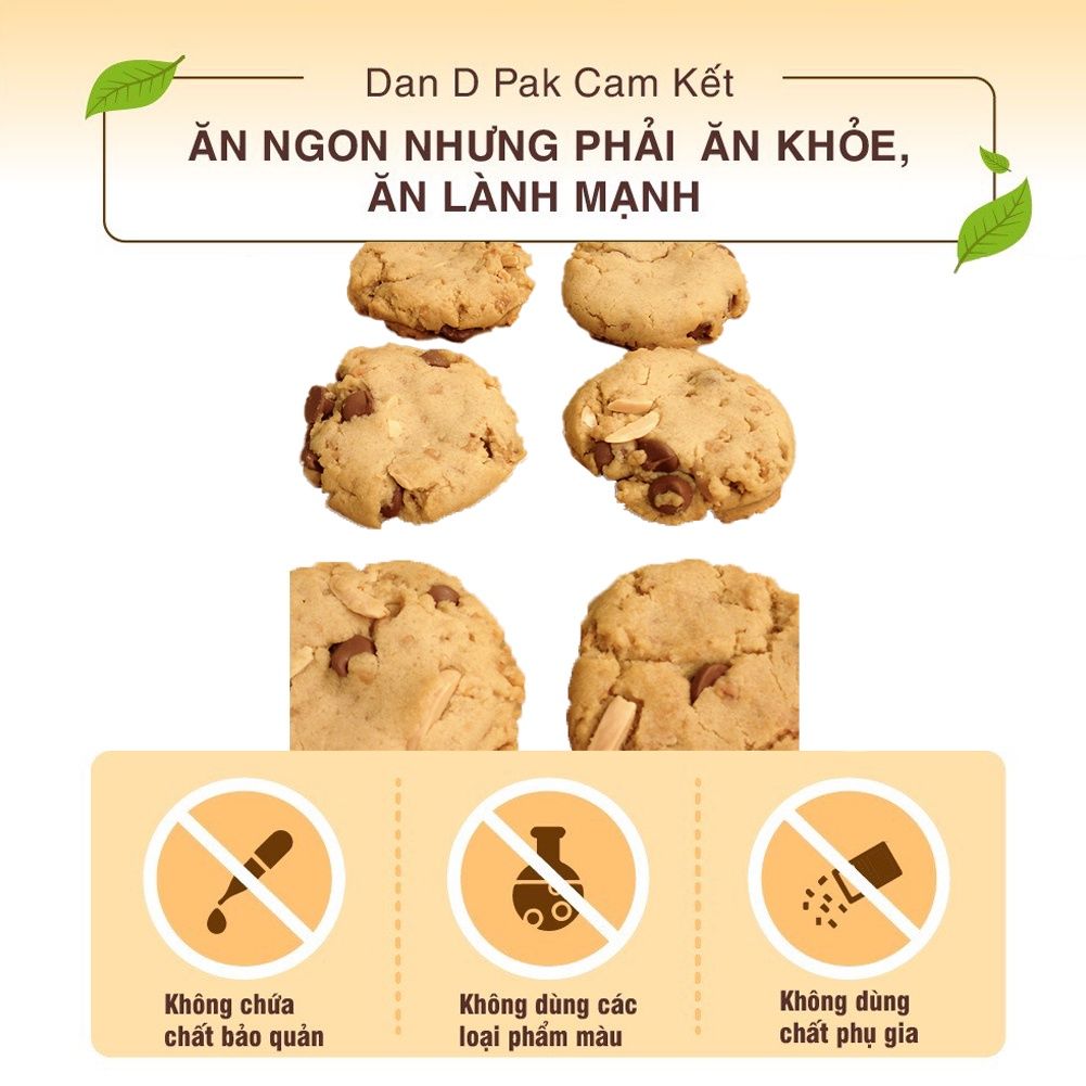 Bánh Cookies hạt điều 250g Dan D Pak