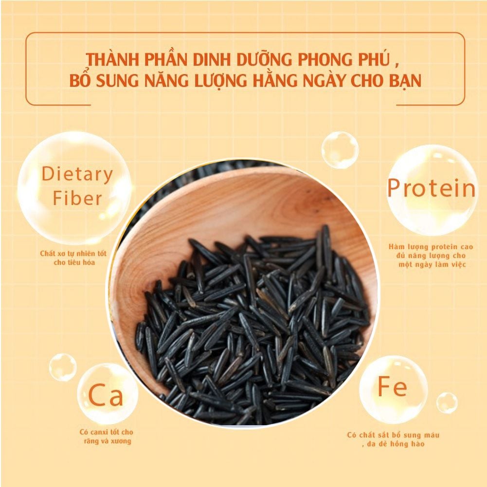 Gạo hoang dã hương vị hoang sơ từ hàng ngàn năm 500g Dan D Pak