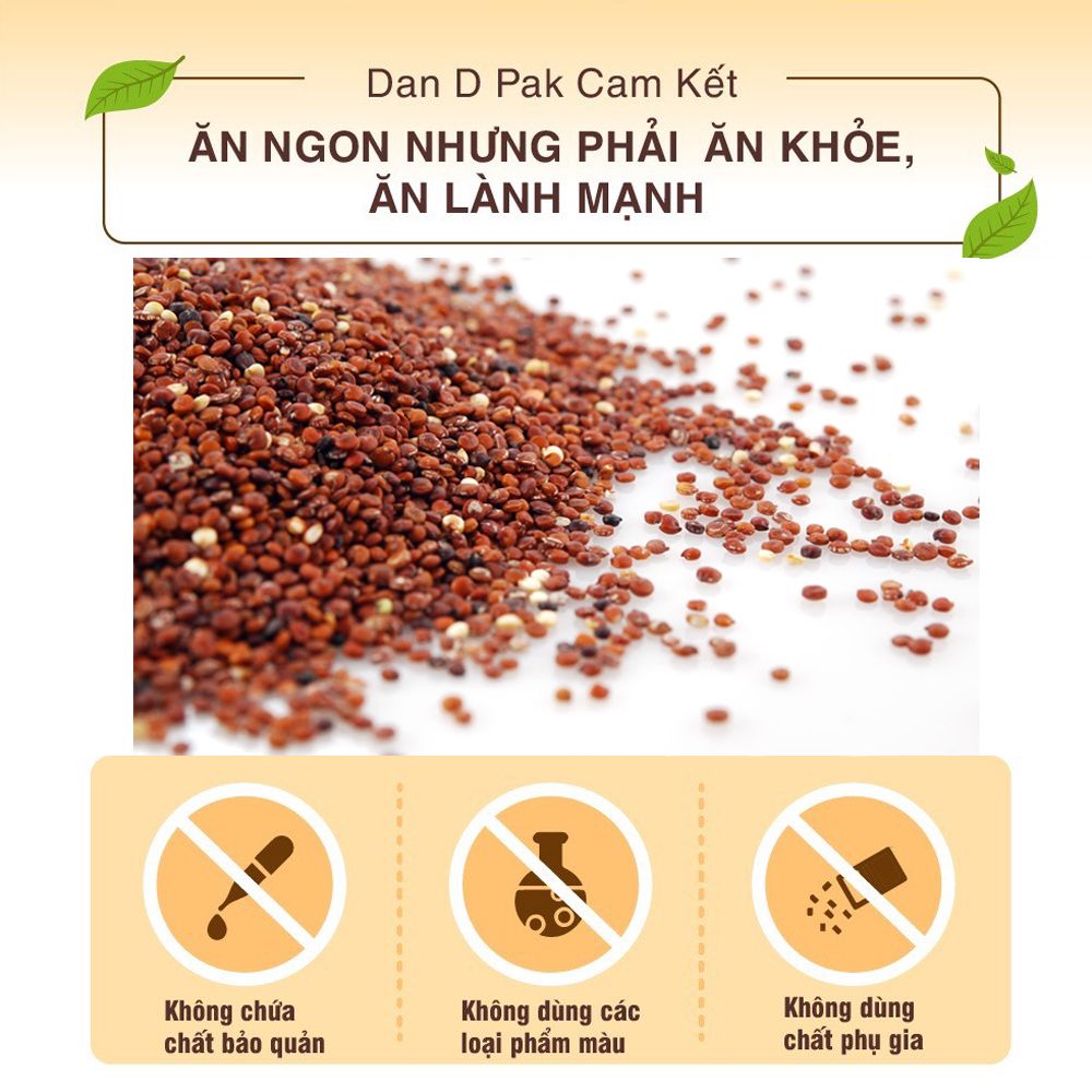Hạt diêm mạch Quinoa hữu cơ 400g Dan D Pak