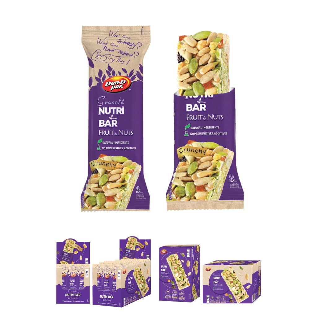 Hộp Granola Nutribar Phú Quý bổ sung năng lượng 30g x 24 thanh Dan D Pak