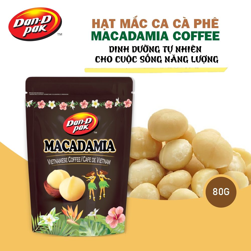 Hạt maca cà phê, mật ong, muối, sống ăn vặt tốt cho sức khỏe 80g Dan D Pak