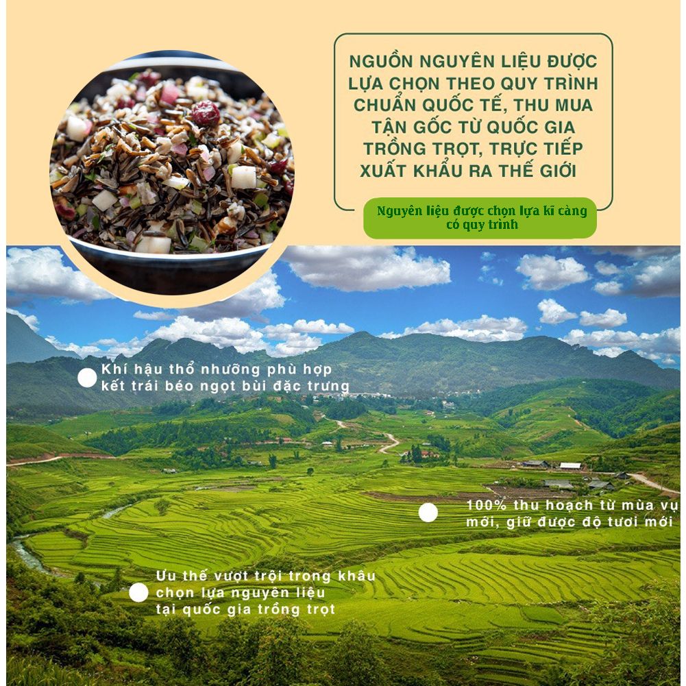 Gạo hoang dã hương vị hoang sơ từ hàng ngàn năm 500g Dan D Pak