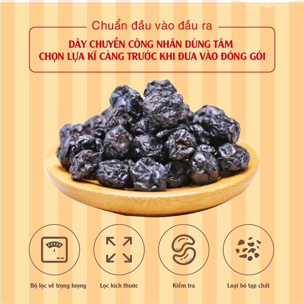 Việt quất khô nhập khẩu 100g Dan D Pak