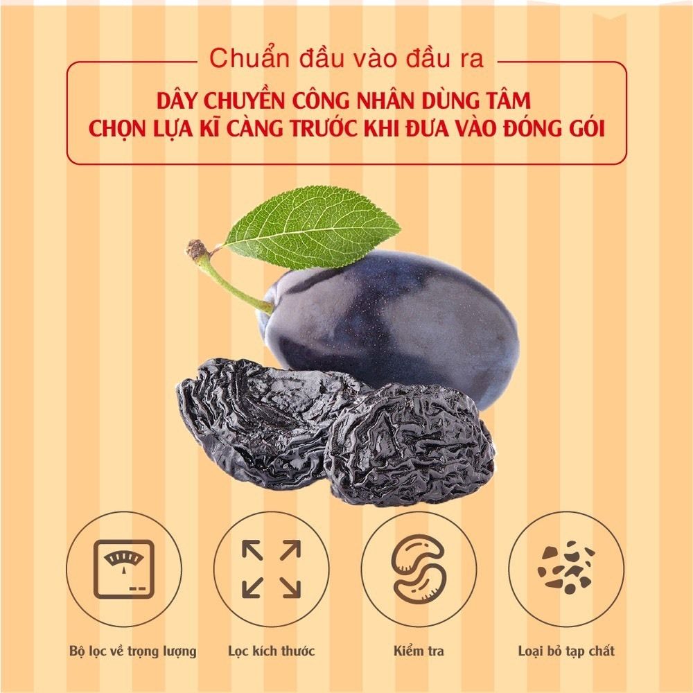 Thùng mận sấy dẻo nhập khẩu 120g x 12 gói Dan D Pak