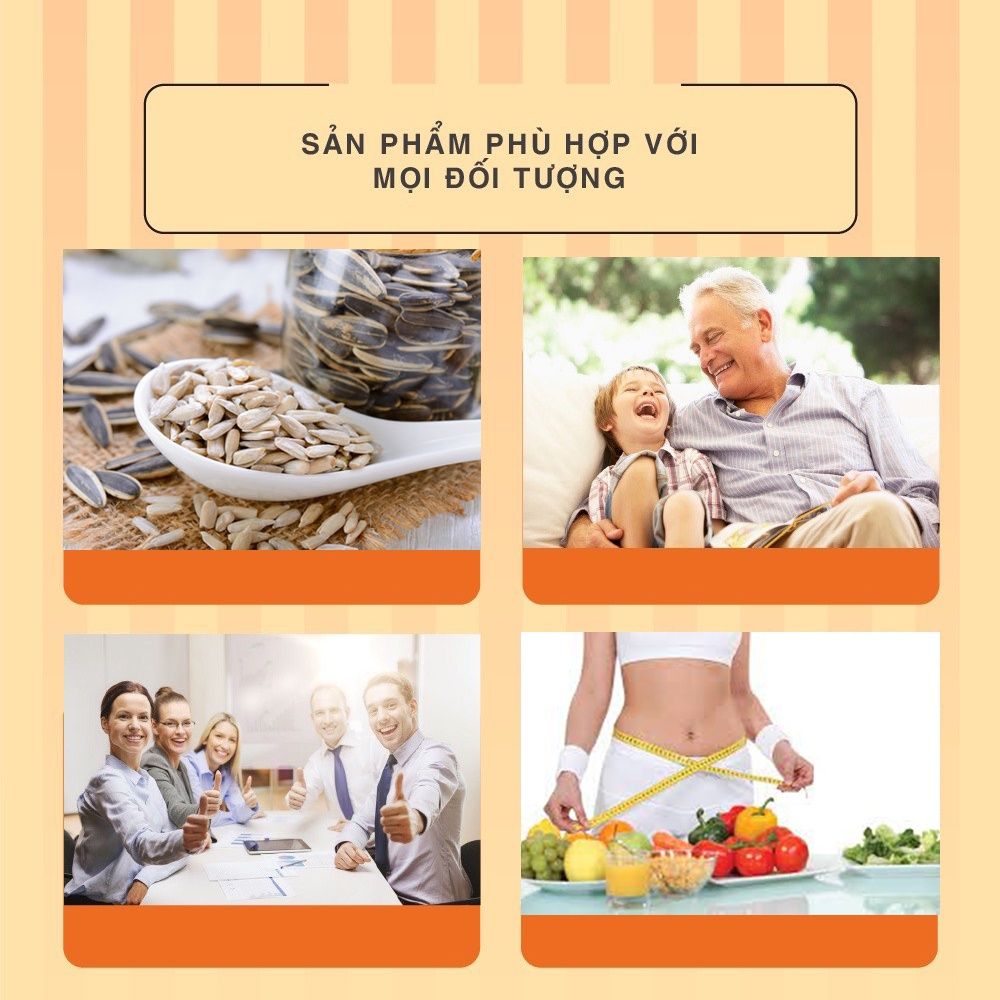 Hạt hướng dương tự nhiên 1kg Dan D Pak