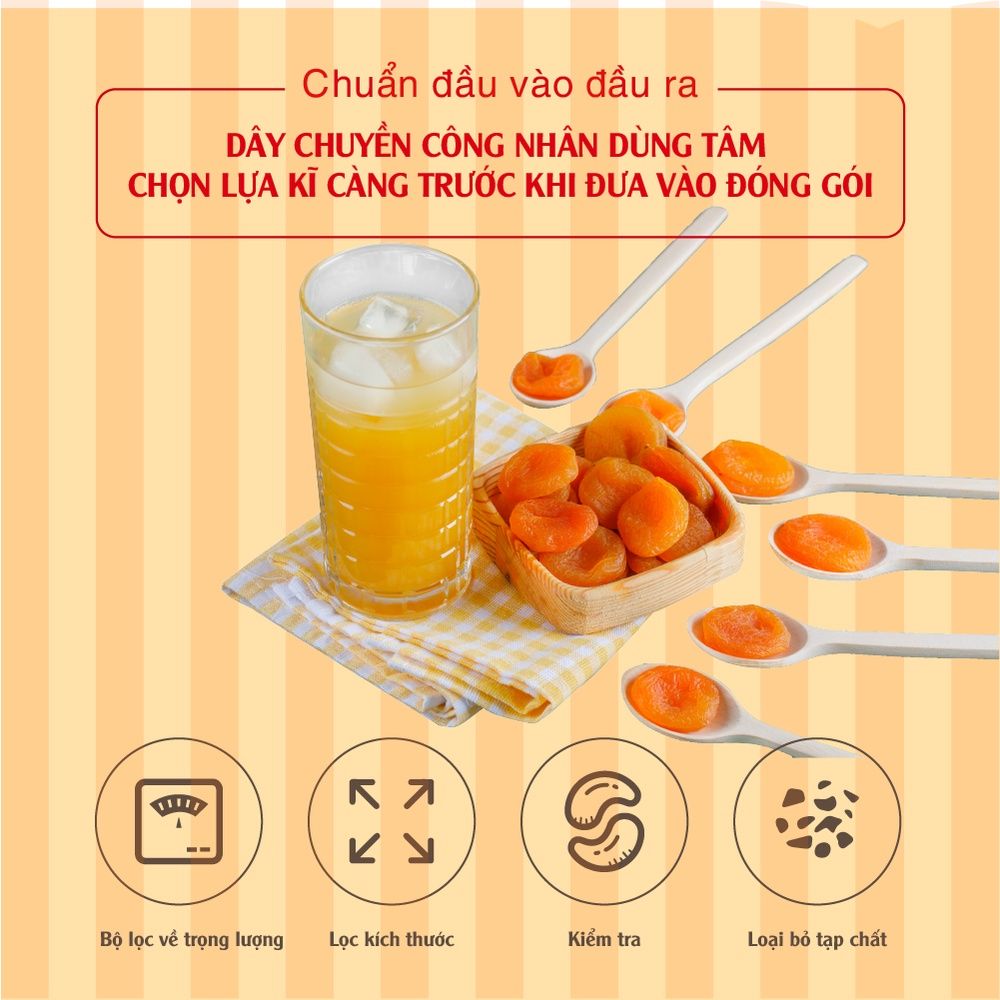 Mơ khô Thổ Nhĩ Kỳ 380g Dan D Pak