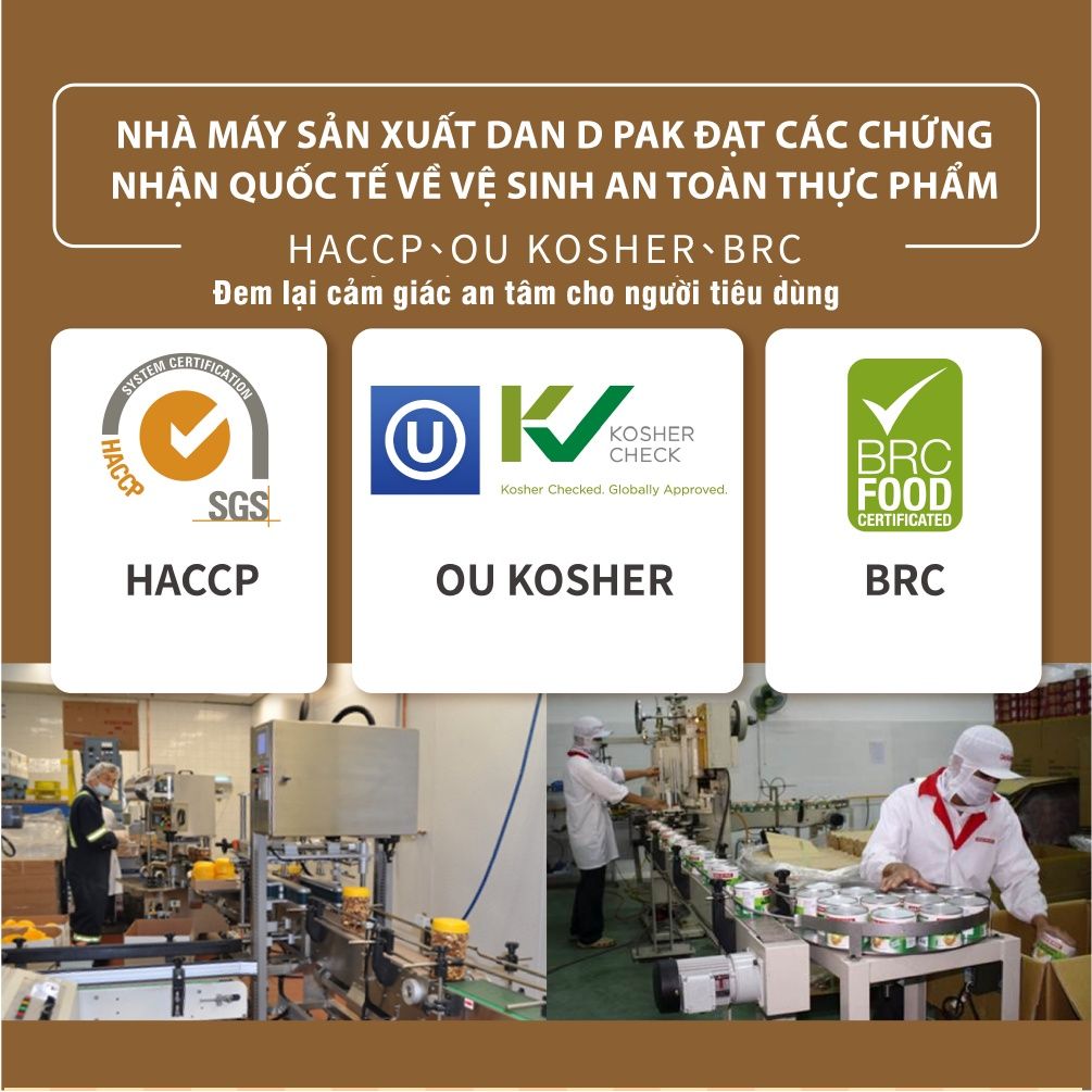 Thập cẩm hạt & Trái cây khô Harvest Tyme Hạt điều, hạnh nhân, hạt bí, nam việt quất, cherry khô 454g Dan D Pak