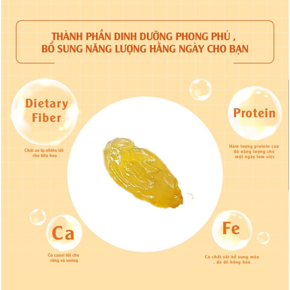 Thùng nho vàng tự nhiên nhập khẩu 150g x 24 hộp, 454g x 18 hộp Dan D Pak