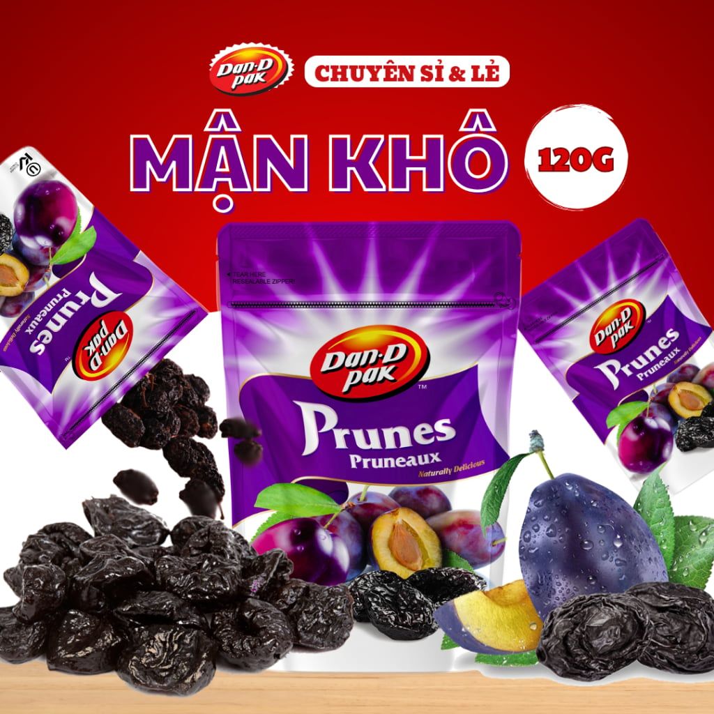 Mận sấy dẻo nhập khẩu 120g Dan D Pak