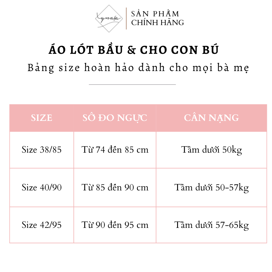 Áo lót MOI không gọng của Lynafa hoạ tiết sọc dọc thông hơi dành cho mẹ bầu, cho con bú (Màu ngẫu nhiên)