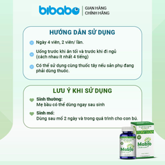 Viên uống lợi sữa Mabio 60 viên