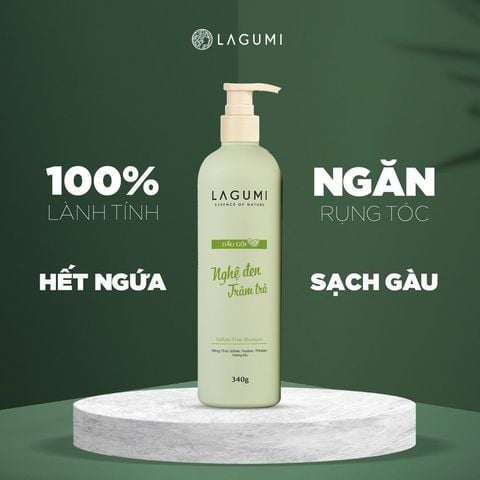 Dầu gội nghệ đen tràm trà Lagumi