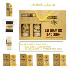 Bộ muối WonMom giảm eo sau sinh (cả liệu trình)