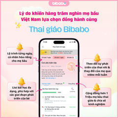 Bibabo - Khóa học Thai giáo và Chăm sóc thai kỳ