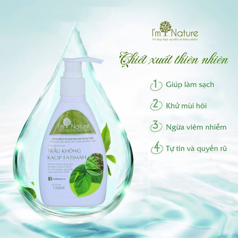 Dung dịch vệ sinh lá trầu không I'M NATURE 150ml