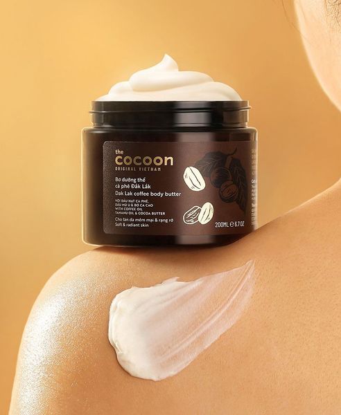 Bơ dưỡng thể cà phê đắk lắk Cocoon 200ml