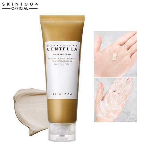 Sữa Rửa Mặt Chiết Xuất Rau Má Dịu Nhẹ Làm Sạch Sâu Skin1004 Madagascar Centella Ampoule Foam 125ml