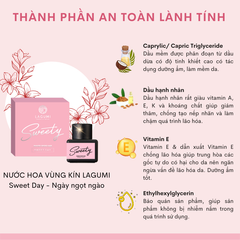 Nước hoa vùng kín Lagumi Sweety hương ngọt ngào cho mẹ bầu (Sweet Day)