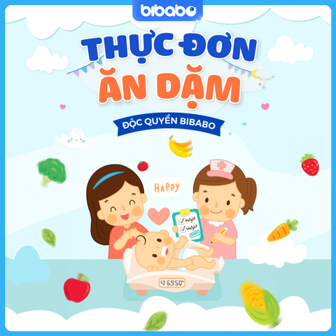 Thực đơn ăn dặm độc quyền Bibabo